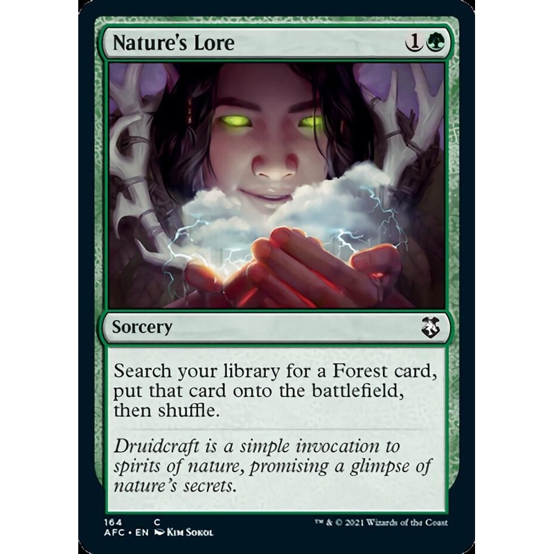 Nature's Lore [Dungeons & Dragons: Adventures in the Forgotten Realms Commander]
