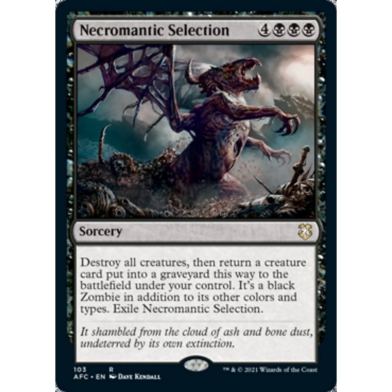 Necromantic Selection [Dungeons & Dragons: Adventures in the Forgotten Realms Commander]
