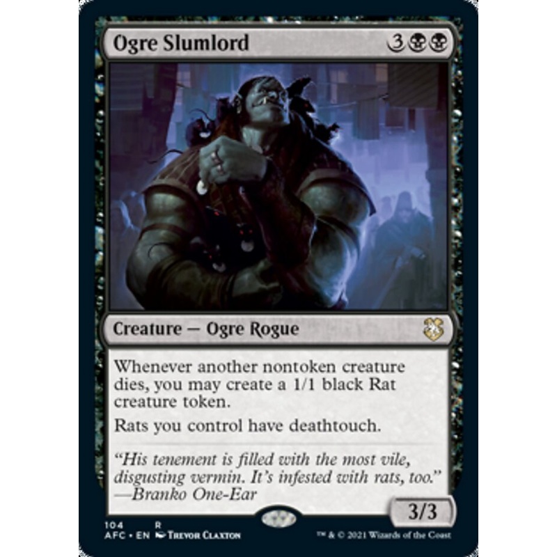 Ogre Slumlord [Dungeons & Dragons: Adventures in the Forgotten Realms Commander]