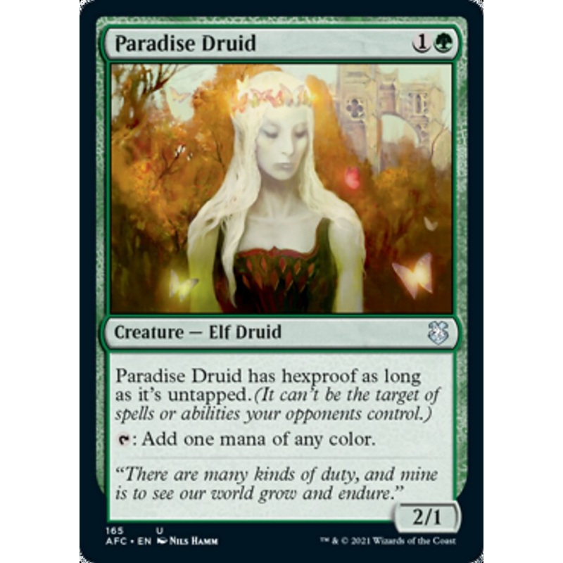 Paradise Druid [Dungeons & Dragons: Adventures in the Forgotten Realms Commander]