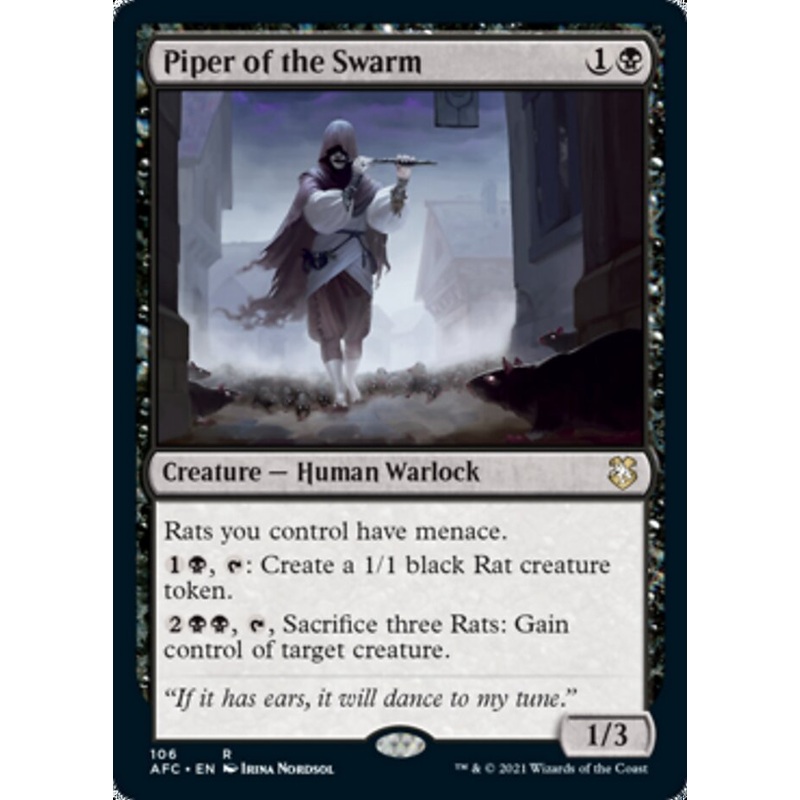 Piper of the Swarm [Dungeons & Dragons: Adventures in the Forgotten Realms Commander]
