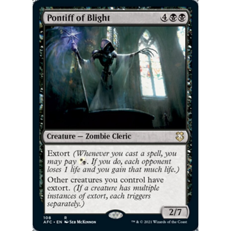 Pontiff of Blight [Dungeons & Dragons: Adventures in the Forgotten Realms Commander]