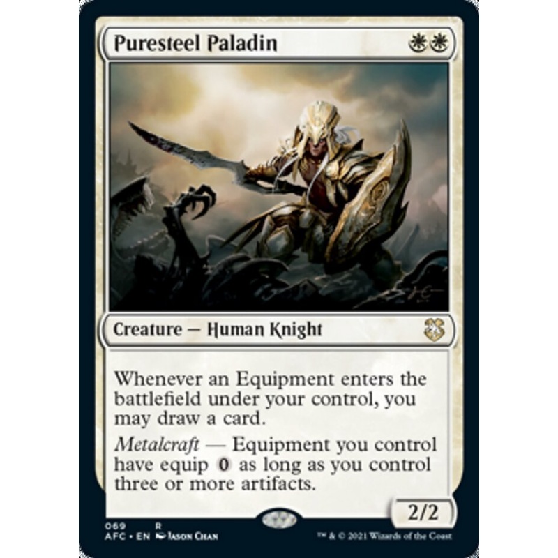 Puresteel Paladin [Dungeons & Dragons: Adventures in the Forgotten Realms Commander]