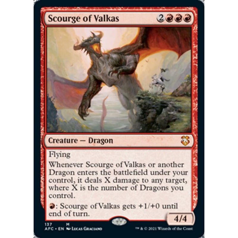 Scourge of Valkas [Dungeons & Dragons: Adventures in the Forgotten Realms Commander]