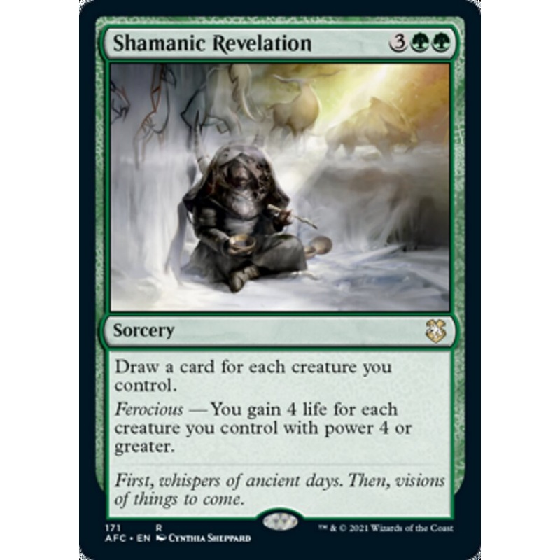 Shamanic Revelation [Dungeons & Dragons: Adventures in the Forgotten Realms Commander]