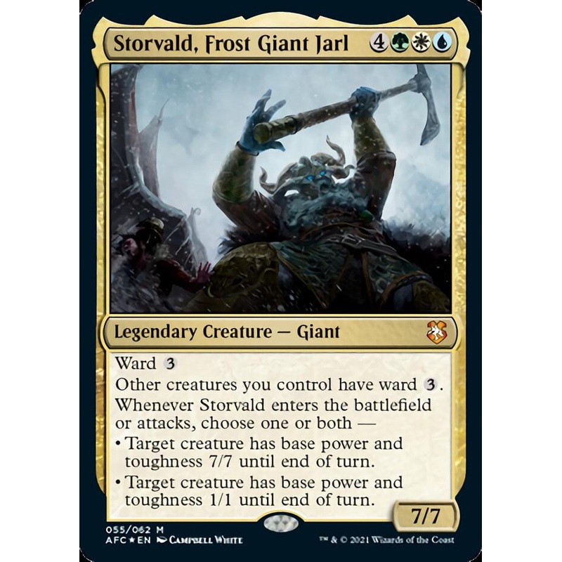Storvald, Frost Giant Jarl [Dungeons & Dragons: Adventures in the Forgotten Realms Commander]