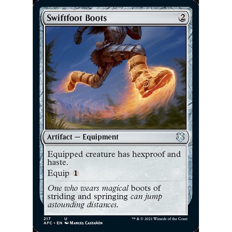 Swiftfoot Boots [Dungeons & Dragons: Adventures in the Forgotten Realms Commander]