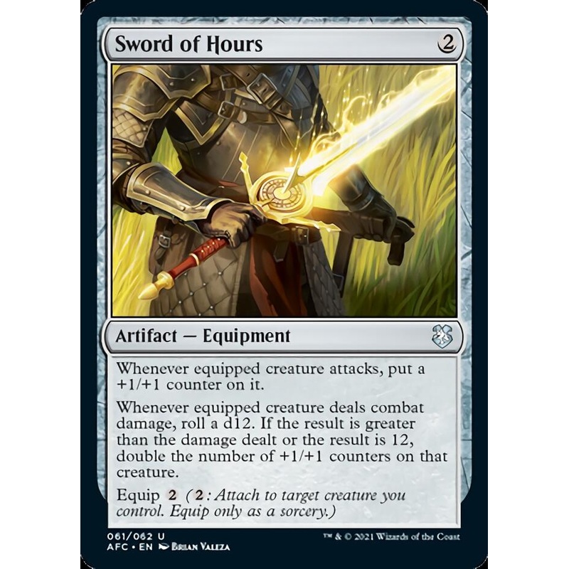 Sword of Hours [Dungeons & Dragons: Adventures in the Forgotten Realms Commander]