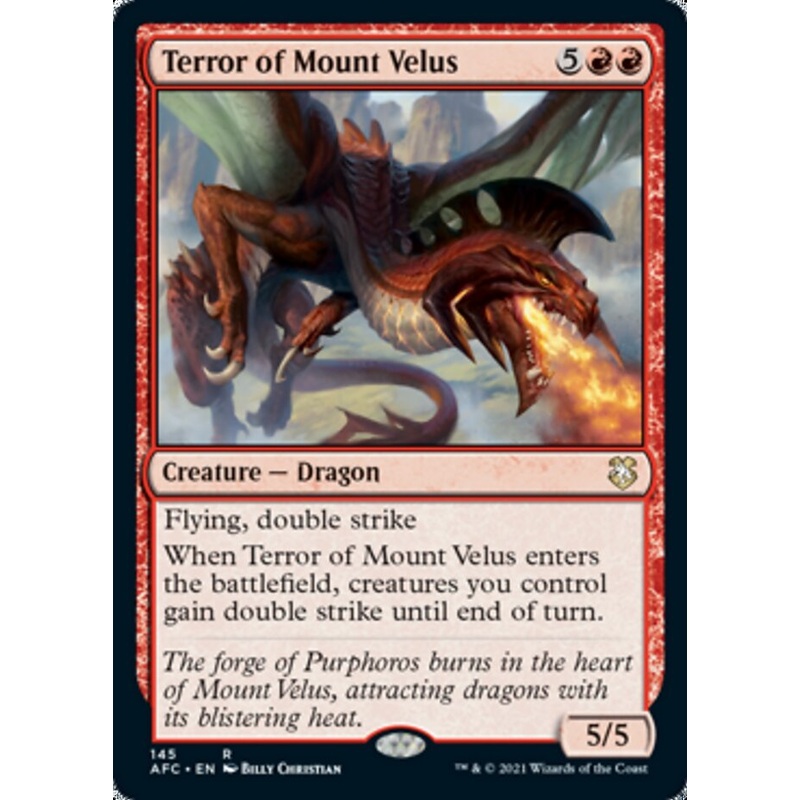 Terror of Mount Velus [Dungeons & Dragons: Adventures in the Forgotten Realms Commander]