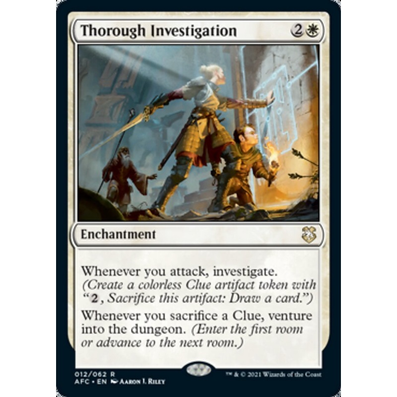Thorough Investigation [Dungeons & Dragons: Adventures in the Forgotten Realms Commander]