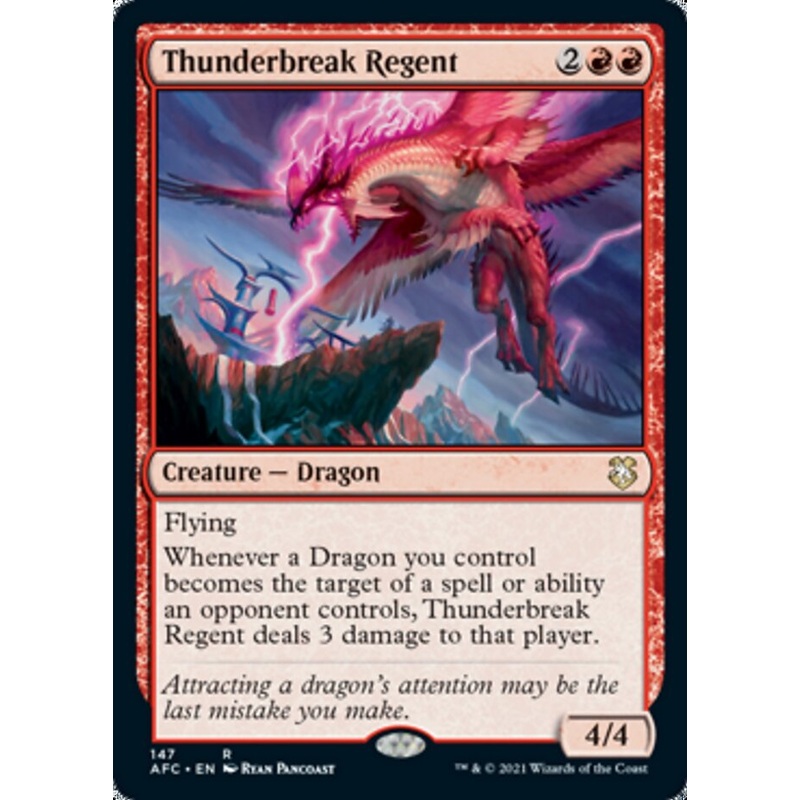 Thunderbreak Regent [Dungeons & Dragons: Adventures in the Forgotten Realms Commander]