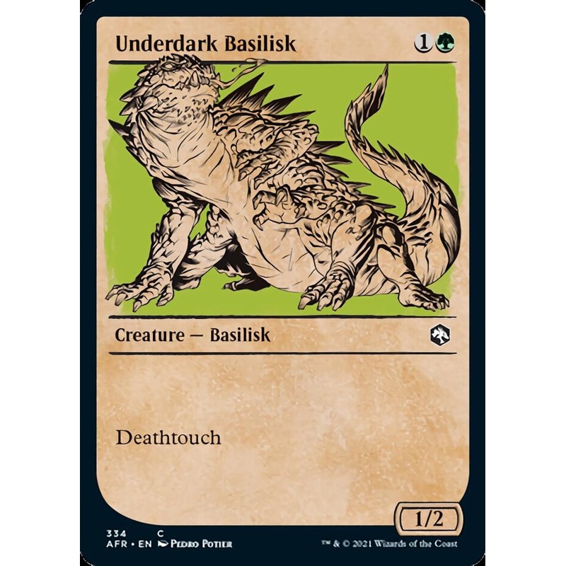 Underdark Basilisk (Showcase) [Dungeons & Dragons: Adventures in the Forgotten Realms]