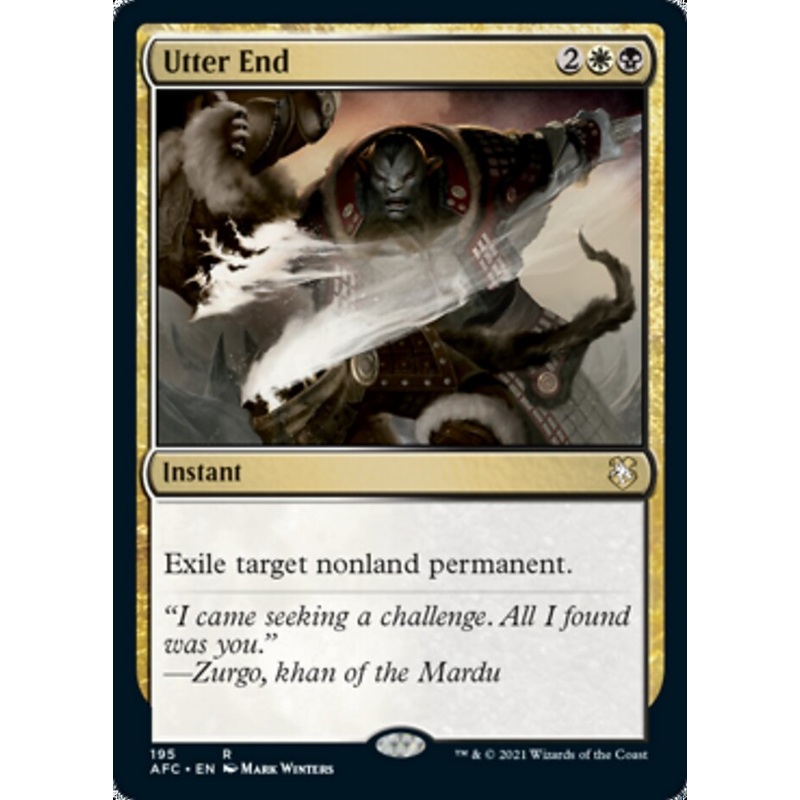 Utter End [Dungeons & Dragons: Adventures in the Forgotten Realms Commander]