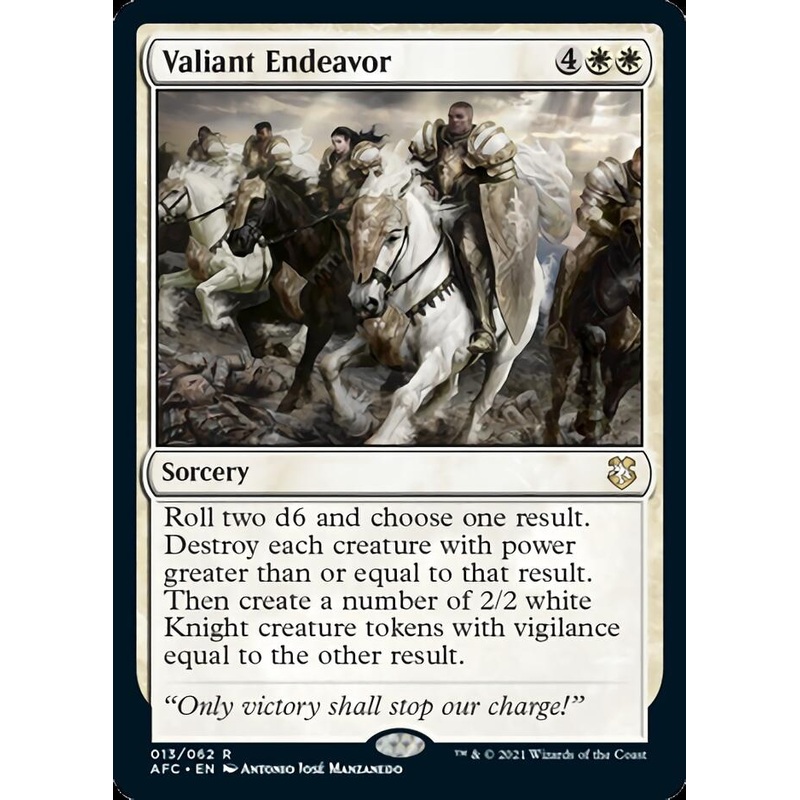 Valiant Endeavor [Dungeons & Dragons: Adventures in the Forgotten Realms Commander]