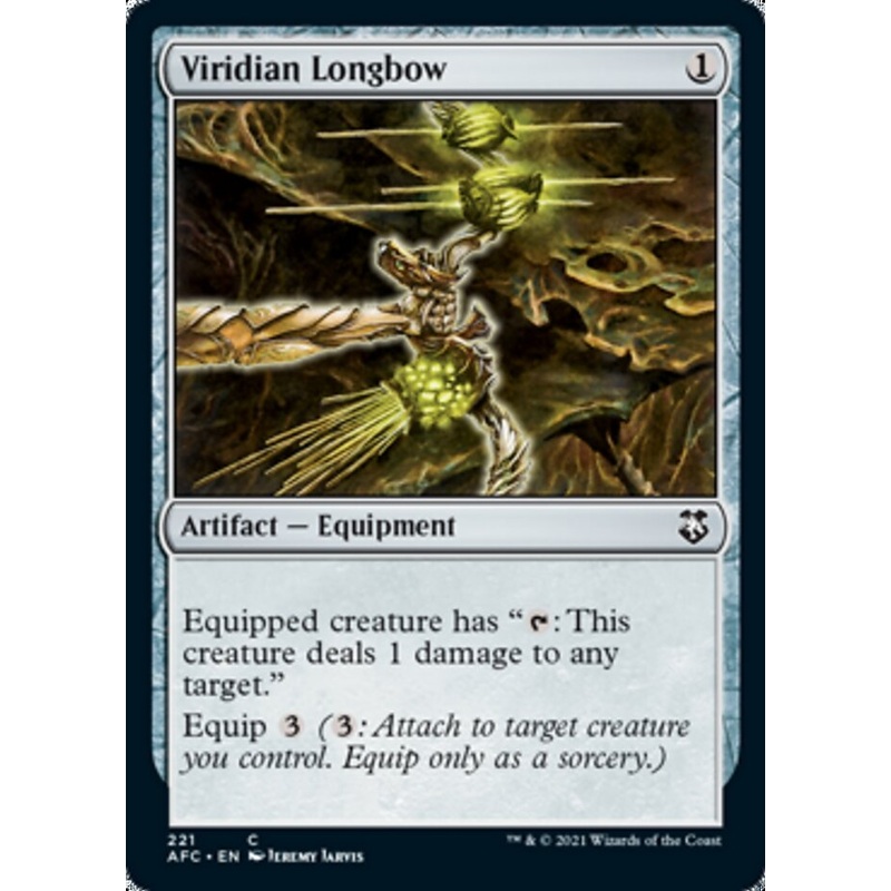Viridian Longbow [Dungeons & Dragons: Adventures in the Forgotten Realms Commander]