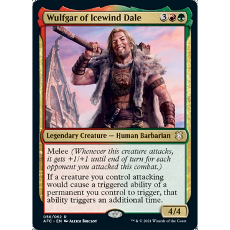 Wulfgar of Icewind Dale [Dungeons & Dragons: Adventures in the Forgotten Realms Commander]