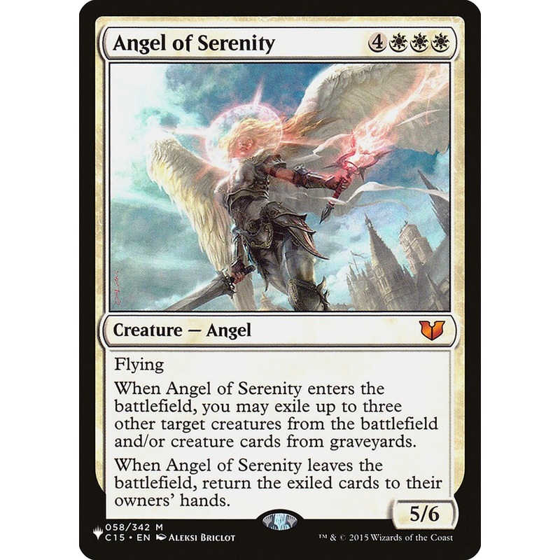 Angel of Serenity [The List]