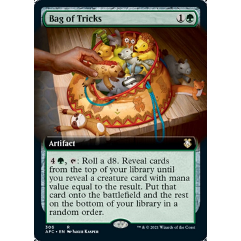 Bag of Tricks (Extended Art) [Dungeons & Dragons: Adventures in the Forgotten Realms Commander]