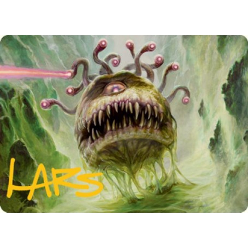 Beholder Art Card (Gold-Stamped Signature) [Dungeons & Dragons: Adventures in the Forgotten Realms Art Series]