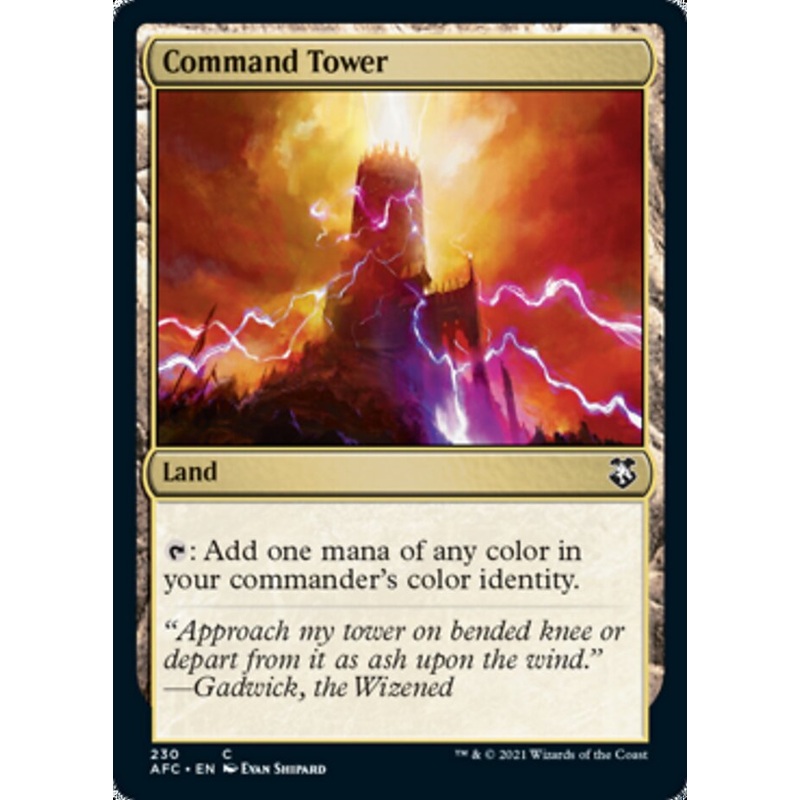 Command Tower [Dungeons & Dragons: Adventures in the Forgotten Realms Commander]