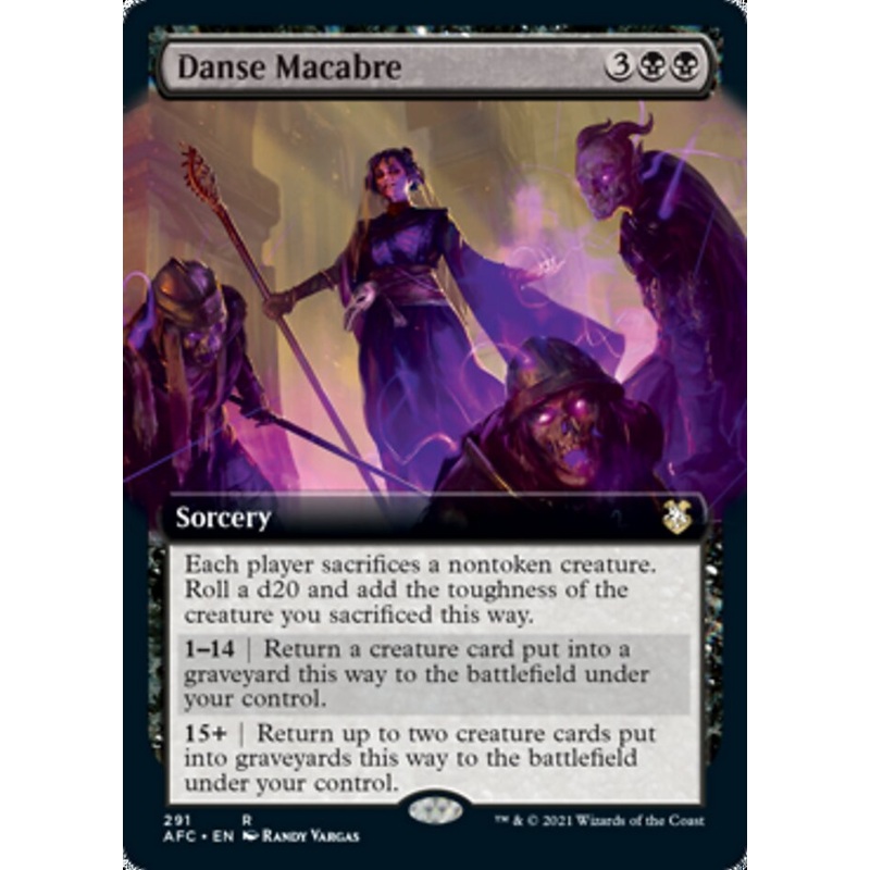 Danse Macabre (Extended Art) [Dungeons & Dragons: Adventures in the Forgotten Realms Commander]