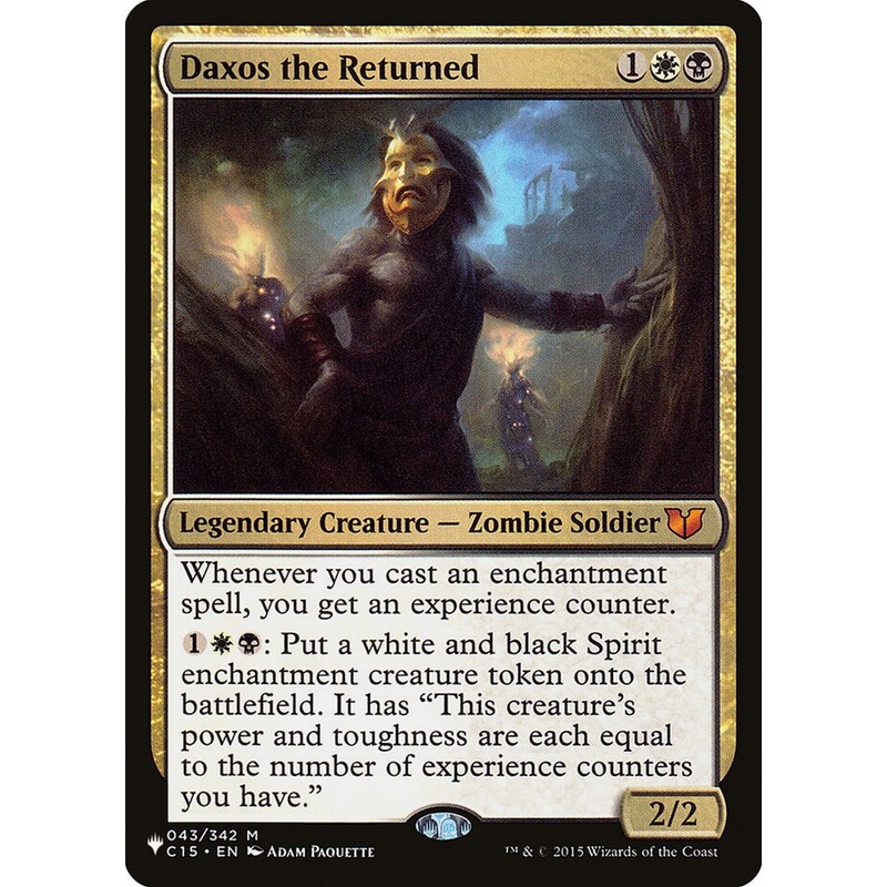 Daxos the Returned [The List]