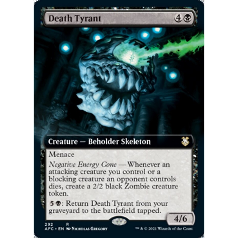 Death Tyrant (Extended Art) [Dungeons & Dragons: Adventures in the Forgotten Realms Commander]