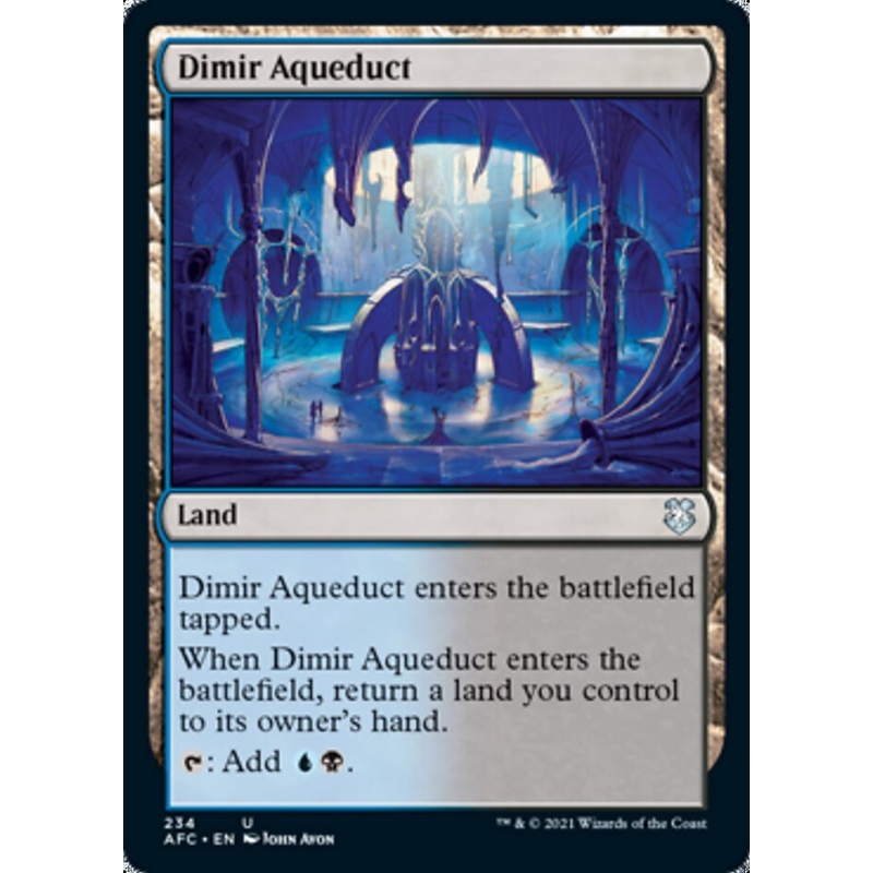 Dimir Aqueduct [Dungeons & Dragons: Adventures in the Forgotten Realms Commander]