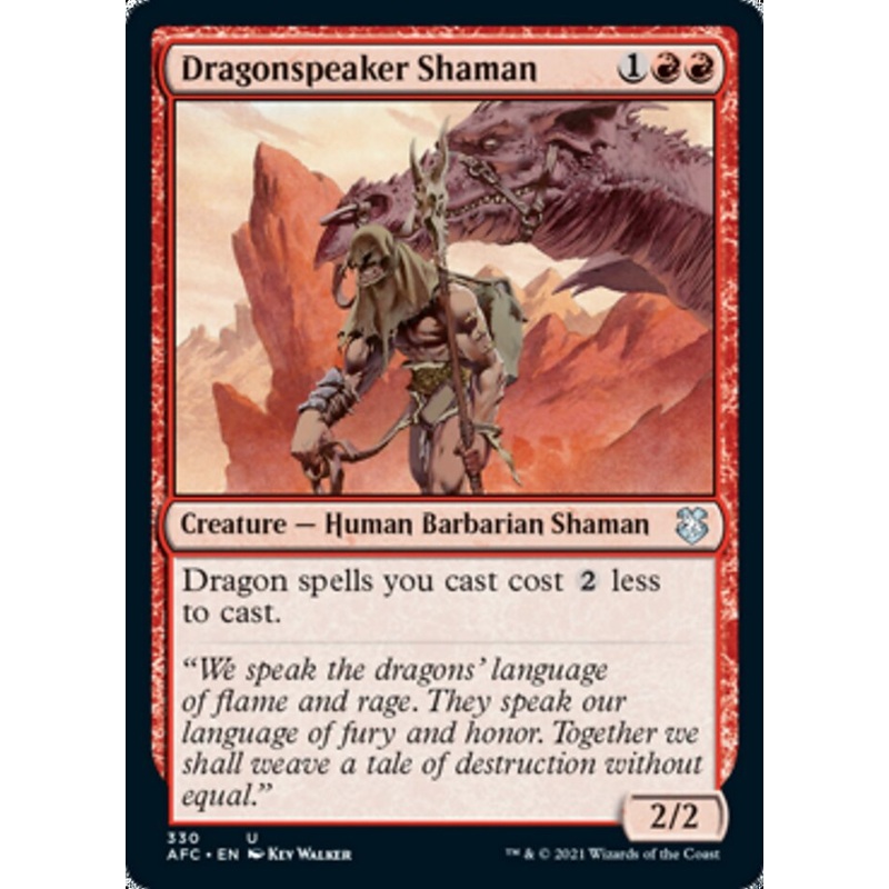 Dragonspeaker Shaman [Dungeons & Dragons: Adventures in the Forgotten Realms Commander]