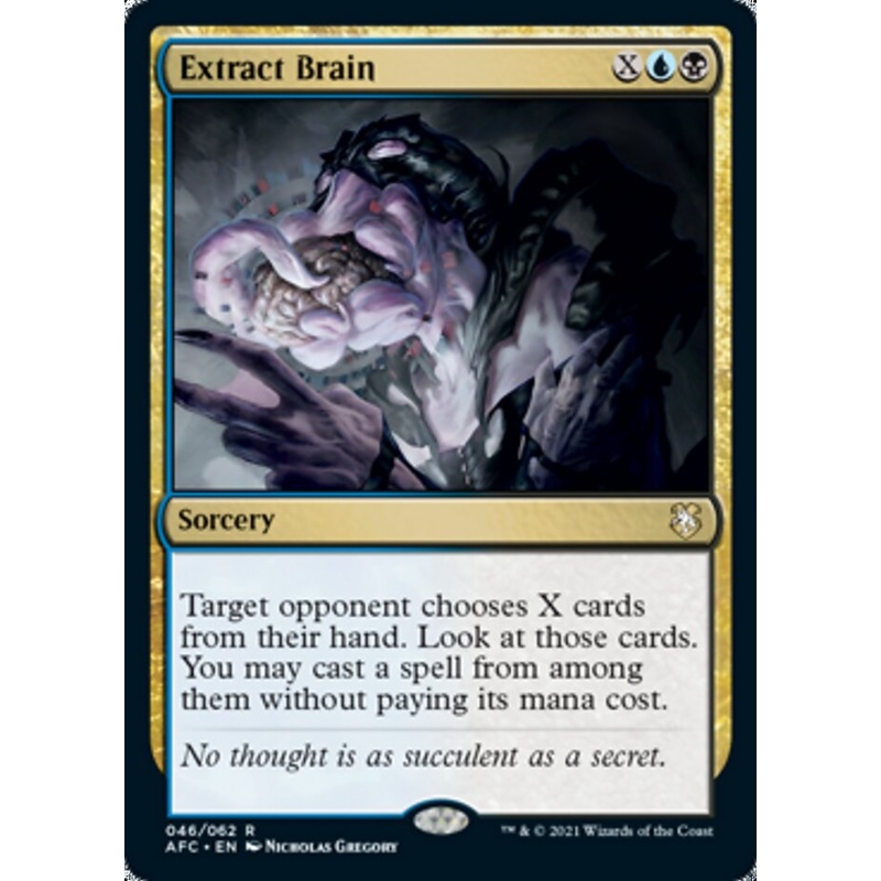Extract Brain [Dungeons & Dragons: Adventures in the Forgotten Realms Commander]
