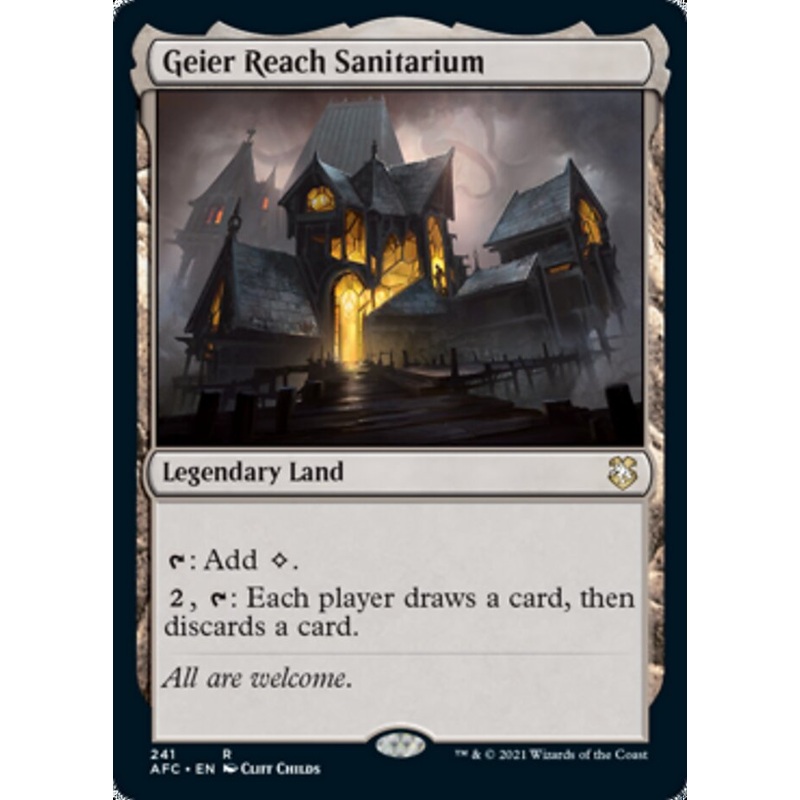 Geier Reach Sanitarium [Dungeons & Dragons: Adventures in the Forgotten Realms Commander]