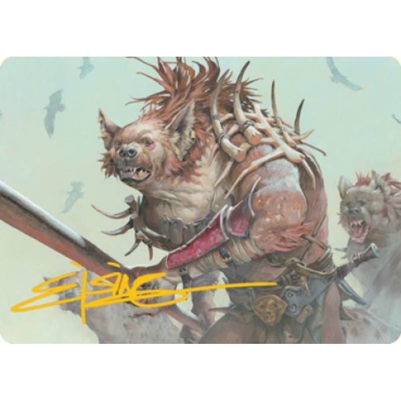 Gnoll Art Card (Gold-Stamped Signature) [Dungeons & Dragons: Adventures in the Forgotten Realms Art Series]