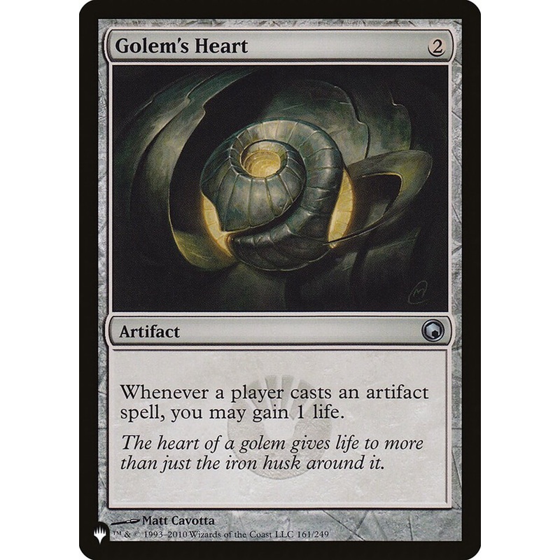 Golem's Heart [The List]