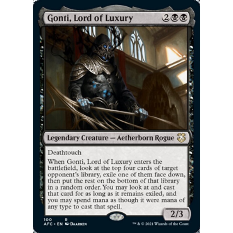 Gonti, Lord of Luxury [Dungeons & Dragons: Adventures in the Forgotten Realms Commander]