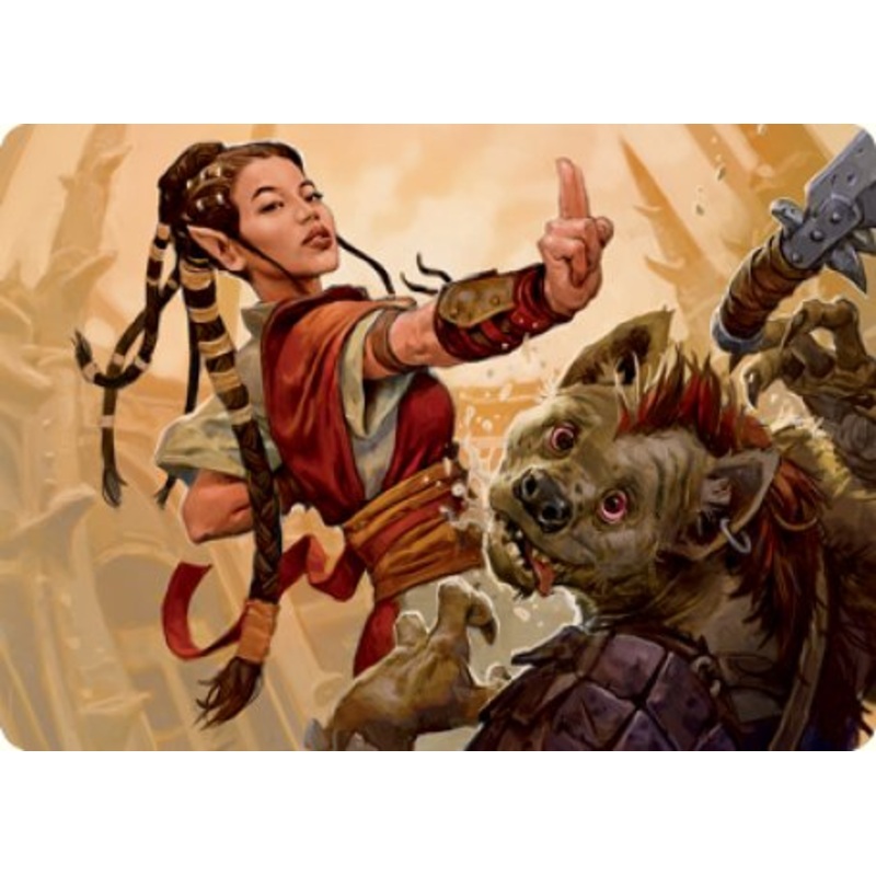 Half-Elf Monk Art Card [Dungeons & Dragons: Adventures in the Forgotten Realms Art Series]