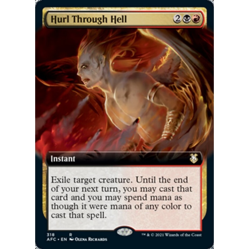 Hurl Through Hell (Extended Art) [Dungeons & Dragons: Adventures in the Forgotten Realms Commander]