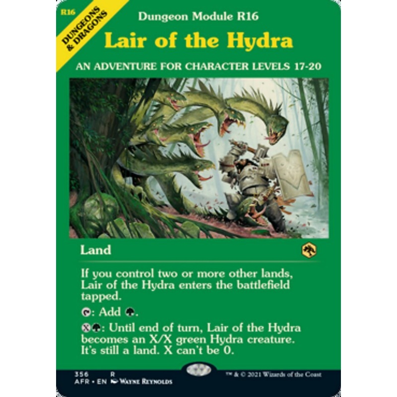 Lair of the Hydra (Dungeon Module) [Dungeons & Dragons: Adventures in the Forgotten Realms]