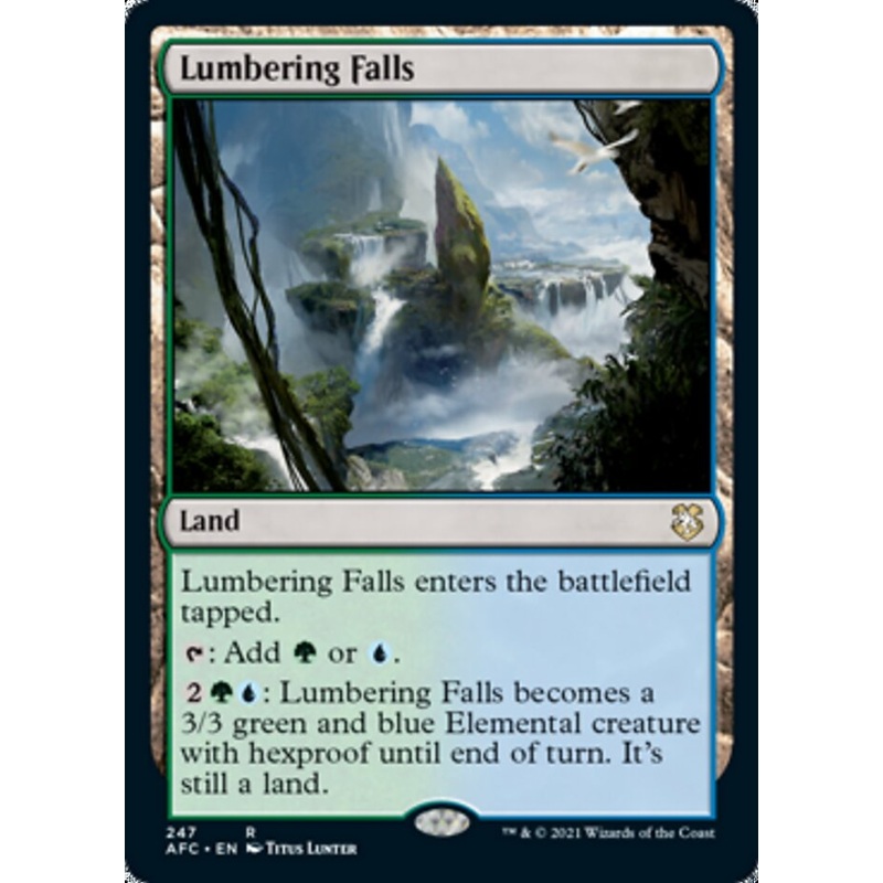Lumbering Falls [Dungeons & Dragons: Adventures in the Forgotten Realms Commander]