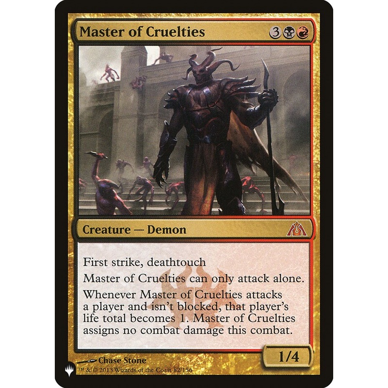 Master of Cruelties [The List]