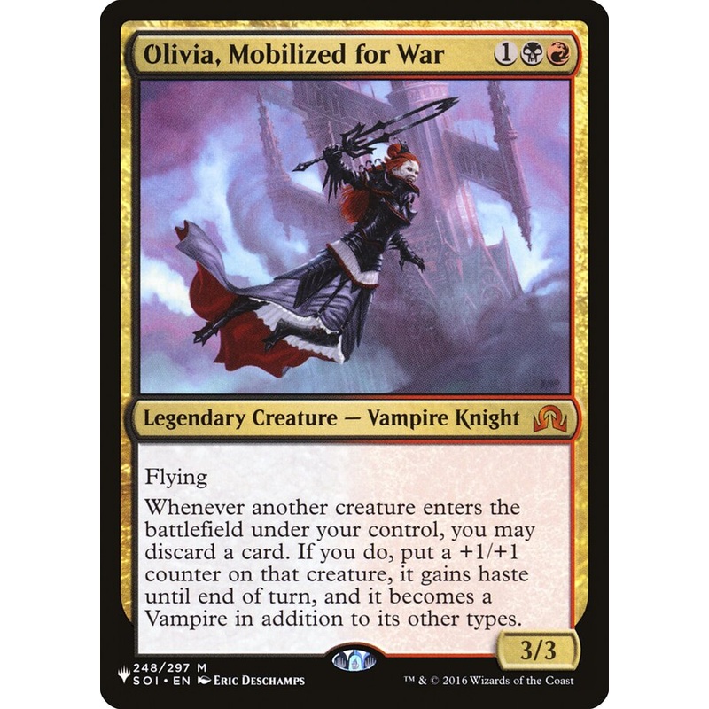 Olivia, Mobilized for War [The List]