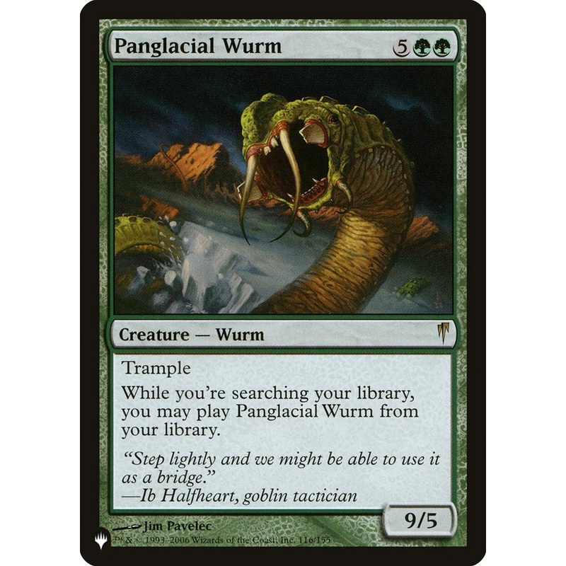Panglacial Wurm [The List]