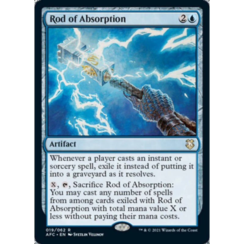 Rod of Absorption [Dungeons & Dragons: Adventures in the Forgotten Realms Commander]