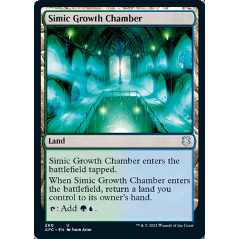 Simic Growth Chamber [Dungeons & Dragons: Adventures in the Forgotten Realms Commander]