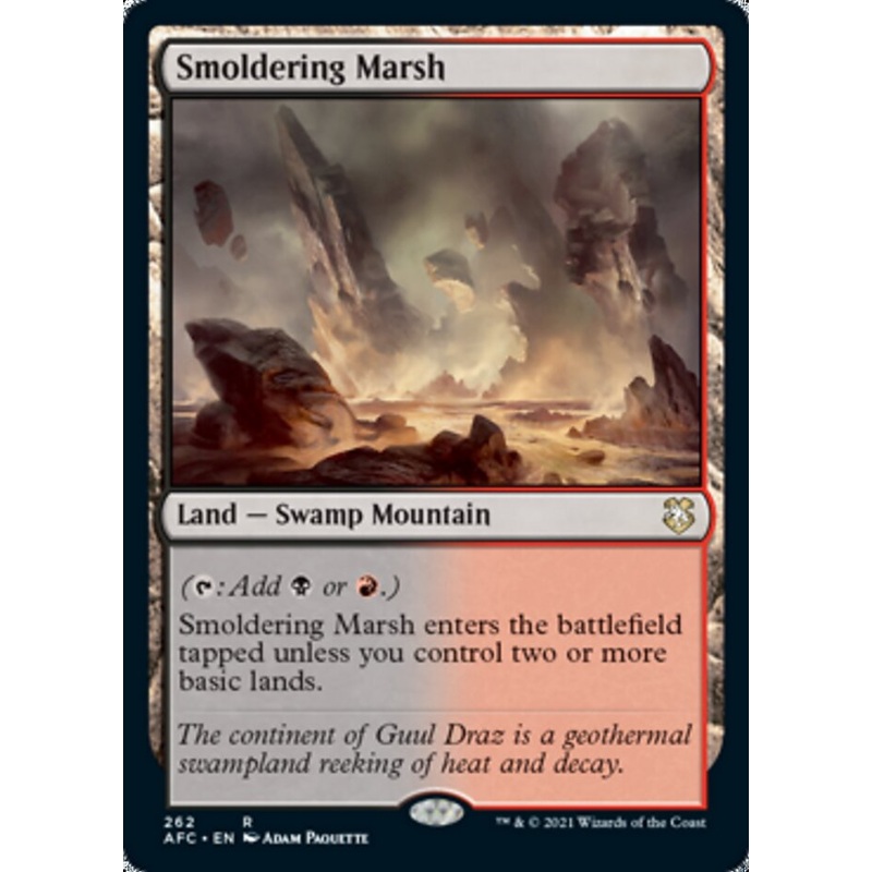 Smoldering Marsh [Dungeons & Dragons: Adventures in the Forgotten Realms Commander]