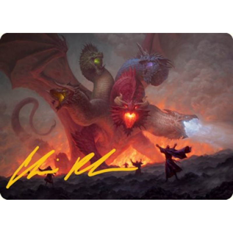 Tiamat Art Card (Gold-Stamped Signature) [Dungeons & Dragons: Adventures in the Forgotten Realms Art Series]