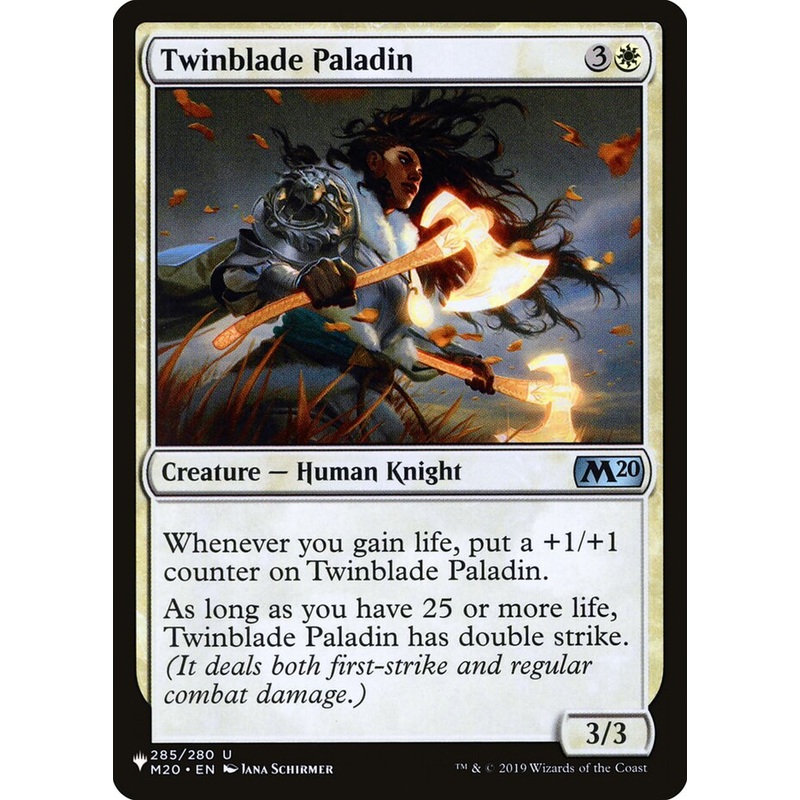 Twinblade Paladin [The List]