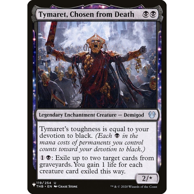 Tymaret, Chosen from Death [The List]
