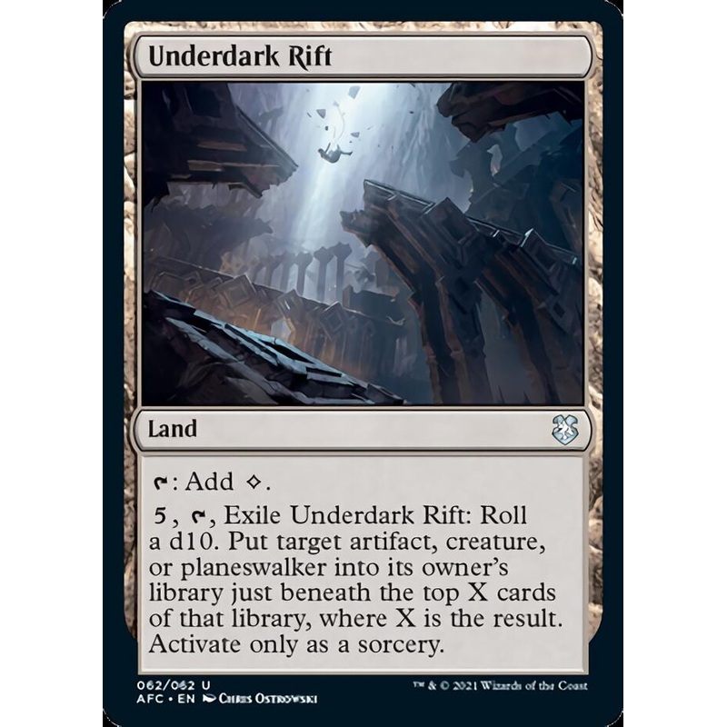 Underdark Rift [Dungeons & Dragons: Adventures in the Forgotten Realms Commander]