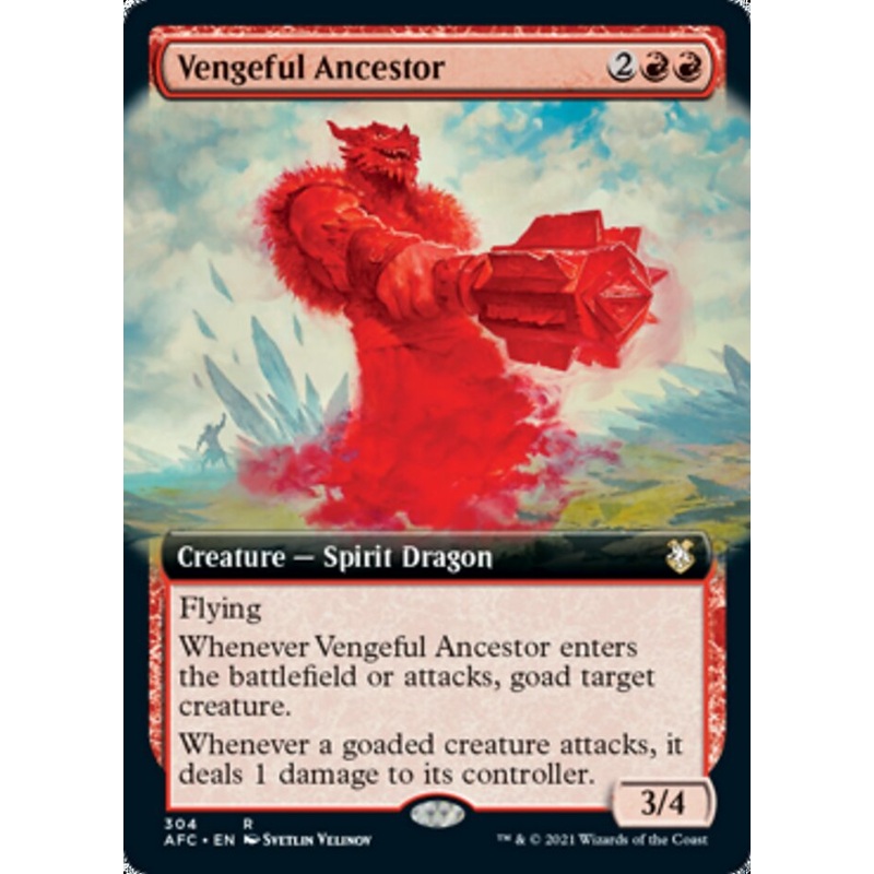 Vengeful Ancestor (Extended Art) [Dungeons & Dragons: Adventures in the Forgotten Realms Commander]