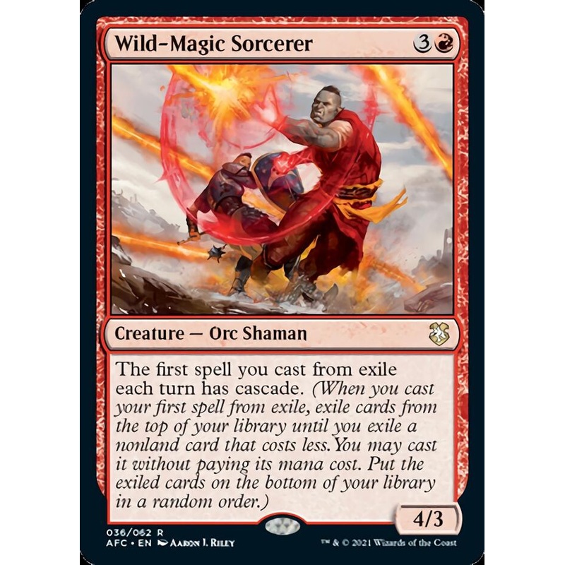 Wild-Magic Sorcerer [Dungeons & Dragons: Adventures in the Forgotten Realms Commander]